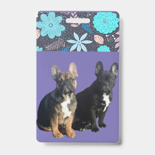 Französische Bulldogge Blumen French Bulldog Ausweis