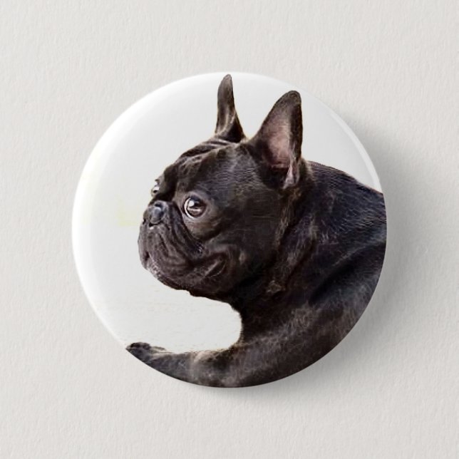 Französische Bulldogge Button (Vorderseite)