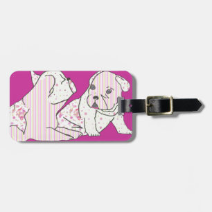 Französische Bulldogge Cartoon French Bulldog Gepäckanhänger