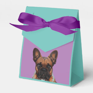Französische Bulldogge Cartoon French Bulldog Geschenkschachtel