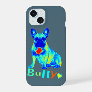 Französische Bulldogge Cartoon French Bulldog iPhone 15 Hülle