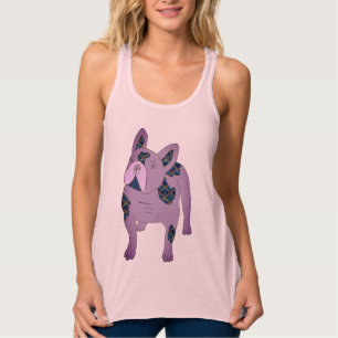 französische Bulldogge Cartoon French Bulldog Tank Top