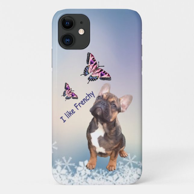Französische Bulldogge Case Mate IPhone 11 (Rückseite)