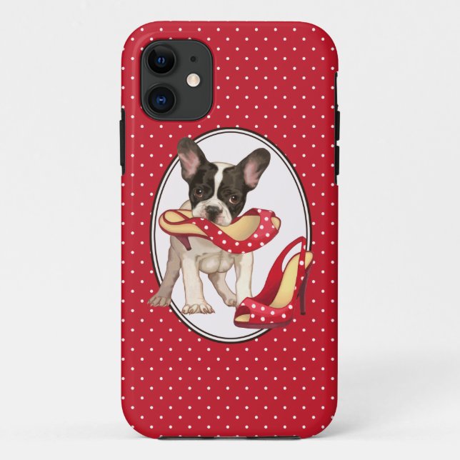 Französische Bulldogge Case-Mate iPhone Hülle (Rückseite)