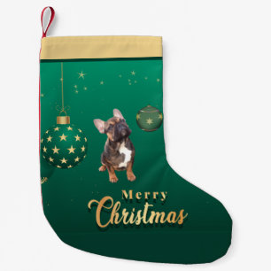 Französische Bulldogge Christmas French Bulldog Kleiner Weihnachtsstrumpf