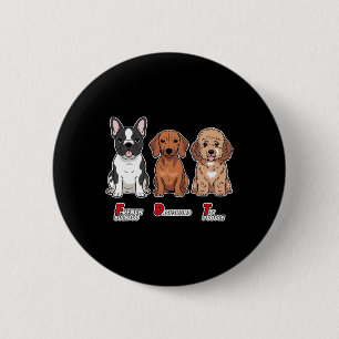 Französische Bulldogge Dachshund Toy Poodle Lustig Button