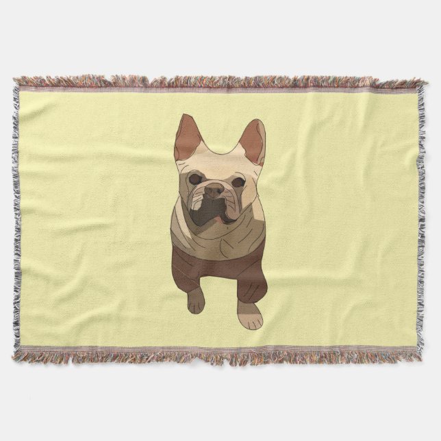 Französische Bulldogge Decke (Vorderseite)