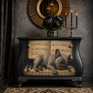 Französische Bulldogge Decoupage-Seidenpapier Möbe Seidenpapier