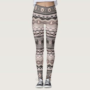 Französische Bulldogge - dekoratives Muster in de Leggings
