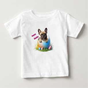 Französische Bulldogge Ei Ostern French Bulldog Baby T-shirt