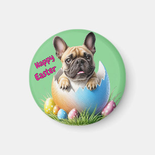 Französische Bulldogge Ei Ostern French Bulldog Magnet