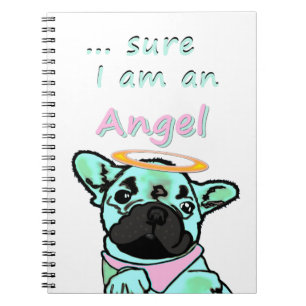 Französische Bulldogge Engel French Bulldog Notizblock
