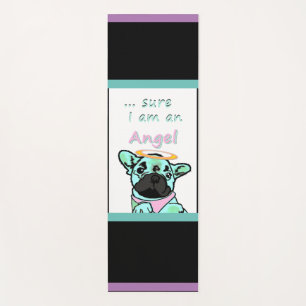 Französische Bulldogge Engel Yogamatte