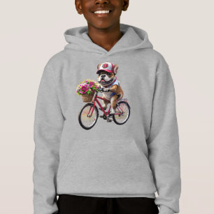 Französische Bulldogge Fahrrad French Bulldog Hoodie
