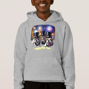 Französische Bulldogge Frack French Bulldog Neujah Hoodie