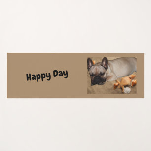 Französische Bulldogge Freizeit French Bulldog Yogamatte
