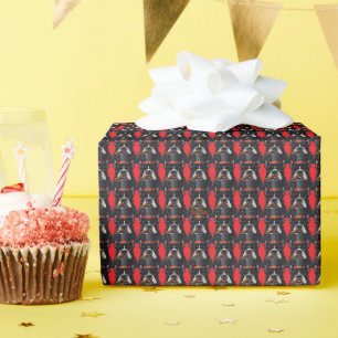 Französische Bulldogge French Bulldog Zigarre Geschenkpapier