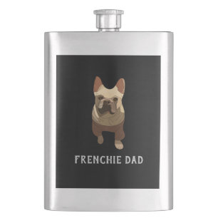 Französische Bulldogge, Frenchie Dad Flachmann