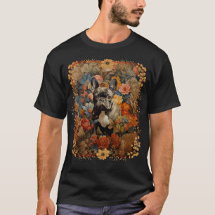 Französische Bulldogge Frenchie Garten-Tapete Gebu T-Shirt