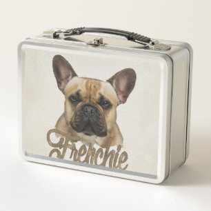 Französische Bulldogge - Frenchie Hund Metall Brotdose