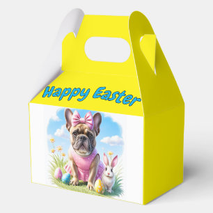 Französische Bulldogge Frohe Ostern French Bulldog Geschenkschachtel