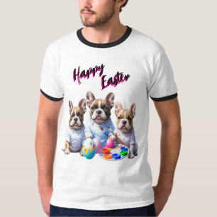 Französische Bulldogge Frohe Ostern French Bulldog T-Shirt