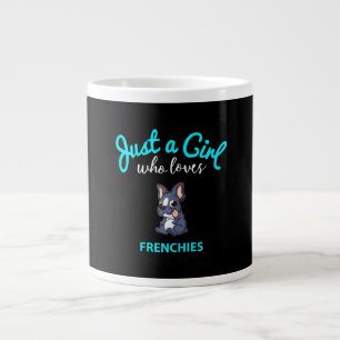 Französische Bulldogge Für Mädchen Kinder Französi Jumbo-Tasse