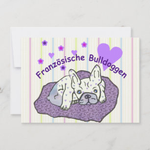 Französische Bulldogge Geburtstag French Bulldog