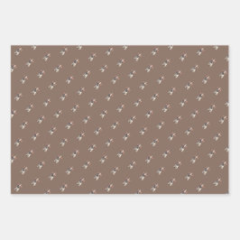 Französische Bulldogge Geschenkpapier Set