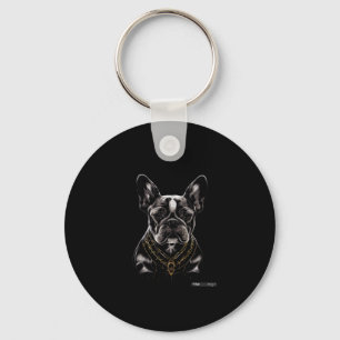 Französische Bulldogge Grafische T-Shirts Männer J Schlüsselanhänger