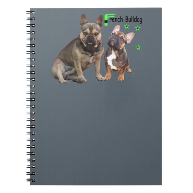 Französische Bulldogge Gute Freunde French Bulldog Notizblock (Vorderseite)