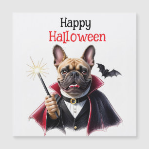  französische Bulldogge Halloween French Bulldog Magnetkarte