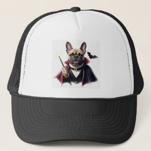 französische Bulldogge Halloween French Bulldog Truckerkappe