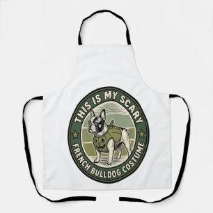 Französische Bulldogge Halloween Grusel Kostüm Schürze