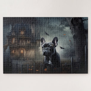 Französische Bulldogge Halloween Gruselig