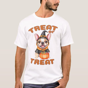 Französische Bulldogge Halloween-Hundekostüm �Süße T-Shirt