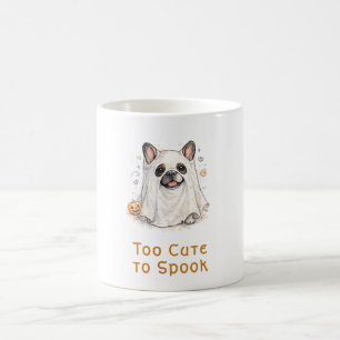 Französische Bulldogge Halloween Süßer Geist Kaffeetasse