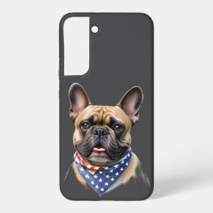 Französische Bulldogge Halstuch Labor Day Bulldog Samsung Galaxy Hülle