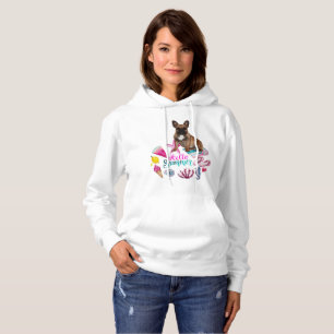 Französische Bulldogge Happy Summer French Bulldog Hoodie