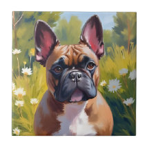 Französische Bulldogge | Haustund Wasserfarbenmale