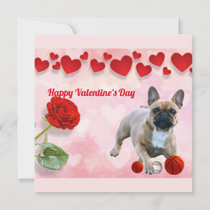 Französische Bulldogge Herz French Bulldog Einladung