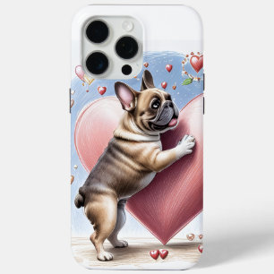 Französische Bulldogge Herzsprung French Bulldog Case-Mate iPhone Hülle