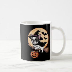 Französische Bulldogge Hexenhut Kürbis Halloween K Kaffeetasse