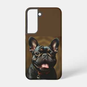 Französische Bulldogge Hund Haustier Tier mit Tige Samsung Galaxy Hülle