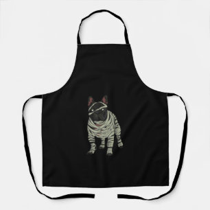 Französische Bulldogge Hund Mummy Halloween-Gesche Schürze