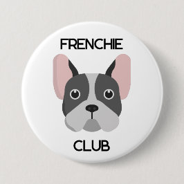Französische Bulldogge Hundeliebhaber Mama Papa Ha Button