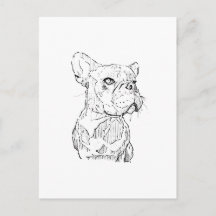 Französische Bulldogge Illustration, Personalisier