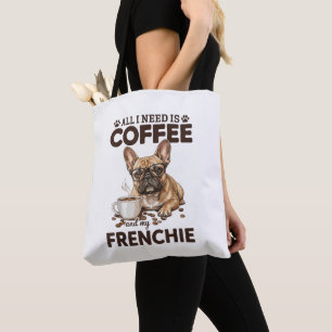 Französische Bulldogge Kaffee Frenchie Hund Tasche
