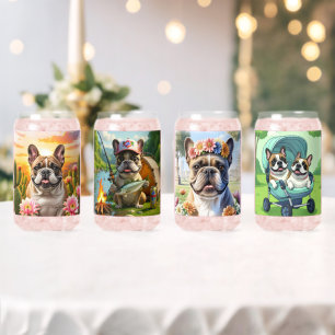 Französische Bulldogge Kaktus Französische Bulldo Dosenglas
