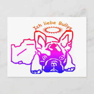 Französische Bulldogge Karte